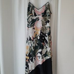 Club Monaco Maxi Silk Dress Sz 2